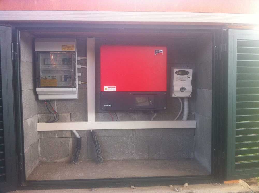 Particolari installazione inverter